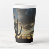 Saguaro Sunset II Arizona Wüste Landschaft Milchtasse (Vorderseite)