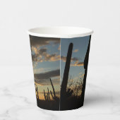 Saguaro Sunset II Arizona Wüste Landschaft Pappbecher (Rechts)