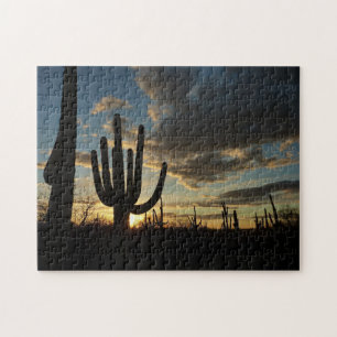 Saguaro Sunset II Arizona Wüste Landschaft Puzzle