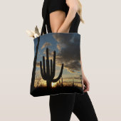 Saguaro Sunset II Arizona Wüste Landschaft Tasche (Von Nahem)