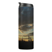 Saguaro Sunset II Arizona Wüste Landschaft Thermosbecher (Nach rechts gedreht)