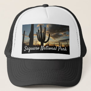 Saguaro Sunset II Arizona Wüste Landschaft Truckerkappe