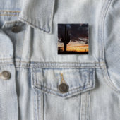 Saguaro Sunset III Arizona Wüste Landschaft Button (Beispiel)