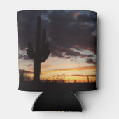 Saguaro Sunset III Arizona Wüste Landschaft Dosenkühler (Rückseite)