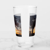 Saguaro Sunset III Arizona Wüste Landschaft Glas (Rechts)