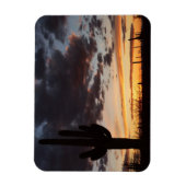 Saguaro Sunset III Arizona Wüste Landschaft Magnet (Vertikal)