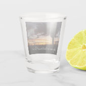 Saguaro Sunset III Arizona Wüste Landschaft Schnapsglas (Rückseite)