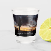 Saguaro Sunset III Arizona Wüste Landschaft Schnapsglas (Vorderseite)