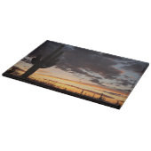 Saguaro Sunset III Arizona Wüste Landschaft Schneidebrett (Ecke)