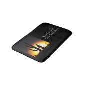Saguaro Sunset Personalisiert Bath Mat Badematte (Schrägansicht)