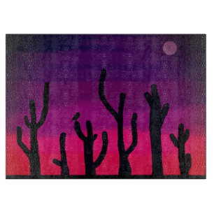 Saguaro Sunset Schneidebrett