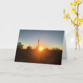 saguaro sunset sympathy card karte (Gelbe Blume)