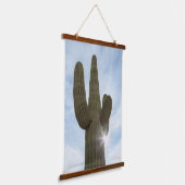 Saguaro Wandteppich Mit Holzrahmen (Gewinkelt)