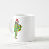 Saguaro Weihnachtslicht Kaffeetasse (Vorderseite Links)