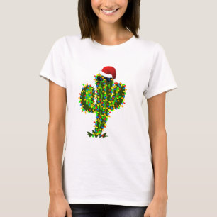 Saguaro Weihnachtslicht T-Shirt