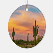 Saguaro-Wüsten-Leben Keramikornament (Links)