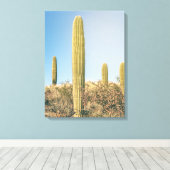 Saguaros Leinwanddruck (Insitu (Holzboden))