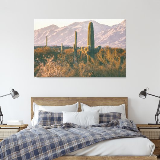 Saguaros Leinwanddruck (Insitu (Schlafzimmer))