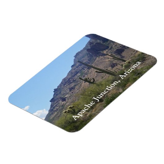 Saguaros und Berge Magnet (Linke Seite)