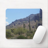 Saguaros und Berge Mousepad (Mit Mouse)