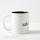 Sah Dah Tay Kaffee-Tasse Zweifarbige Tasse (Links)