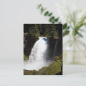 Sahalie Falls Oregon Wasserfall Postkarte (Stehend Vorderseite)