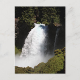 Sahalie Falls Oregon Wasserfall Postkarte