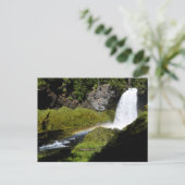 Sahalie Falls Rainbow Postkarte (Stehend Vorderseite)