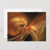 Sahara Abstraktes Fraktal Art Postkarte (Vorne/Hinten)