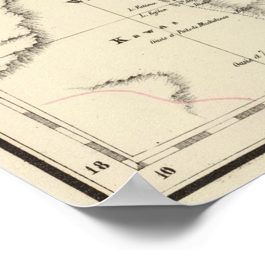 Sahara, Afrika 16 Poster (Ecke)