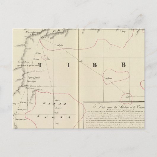 Sahara, Afrika 16 Postkarte (Vorderseite)