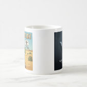 Sahara Black Light DJ Cactus Cartoon Kaffeetasse (Mittel)