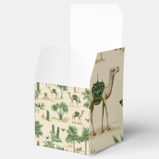 Sahara Camel-Geschenkboxen" Geschenkschachtel (Geöffnet)