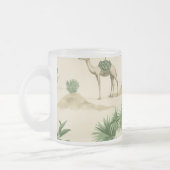 ‚Sahara Camel Glass‘ Mattglastasse (Links)