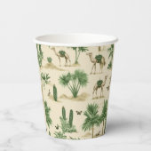 "Sahara Camel Paper Cup" Pappbecher (Rückseite)
