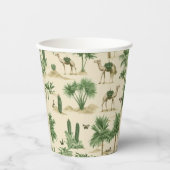 "Sahara Camel Paper Cup" Pappbecher (Vorderseite)