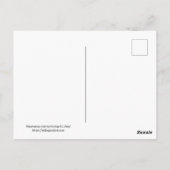 Sahara Cartoon Camel Postkarte (Rückseite)