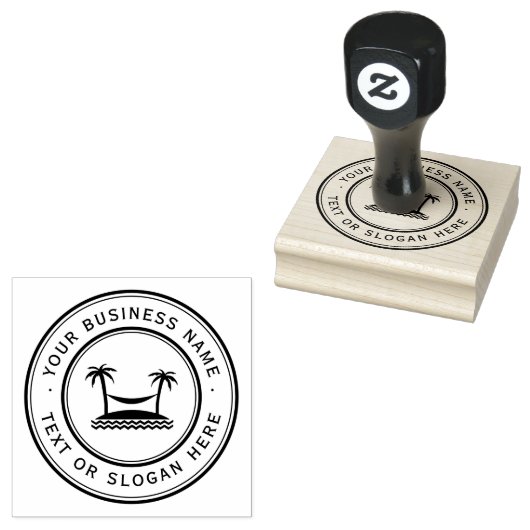 SAHARA Custom Business Logo Große Gummistempel (Stempel)