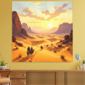 Sahara – Das endlose Meer aus Sand Leinwanddruck (Insitu (Wohnzimmer))