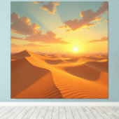 Sahara – Das endlose Meer aus Sand Leinwanddruck (Insitu (Holzboden))