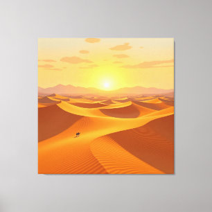 Sahara – Das endlose Meer aus Sand Leinwanddruck