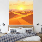 Sahara – Das endlose Meer aus Sand Leinwanddruck (Insitu (Schlafzimmer))