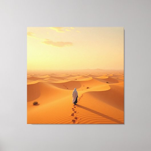 Sahara – Das endlose Meer aus Sand Leinwanddruck (Vorderseite)