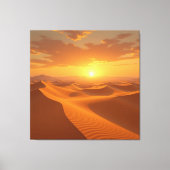 Sahara – Das endlose Meer aus Sand Leinwanddruck (Vorderseite)