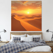 Sahara – Das endlose Meer aus Sand Leinwanddruck (Insitu (Schlafzimmer))