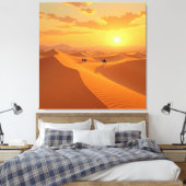 Sahara – Das endlose Meer aus Sand Leinwanddruck (Insitu (Schlafzimmer))