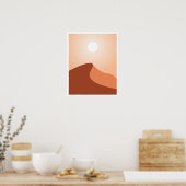 Sahara Desert Minimalistisch Art Poster (Küche)