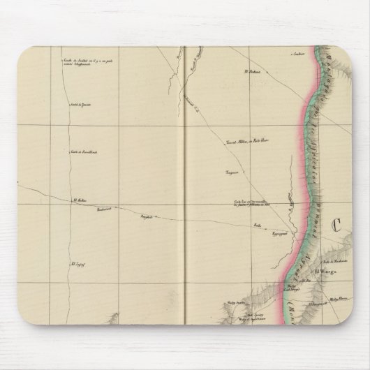 Sahara, Libyen, Afrika 9 Mousepad (Vorne)