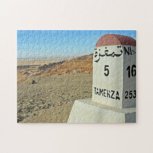 Sahara Meilenstein, Tunesien 252-pc Puzzle (Horizontal)