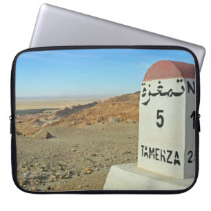 Sahara-Meilenstein, Tunesien Laptopschutzhülle